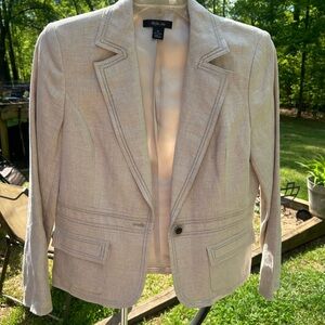 Style & Co. Tan linen size 12 nwot blazer